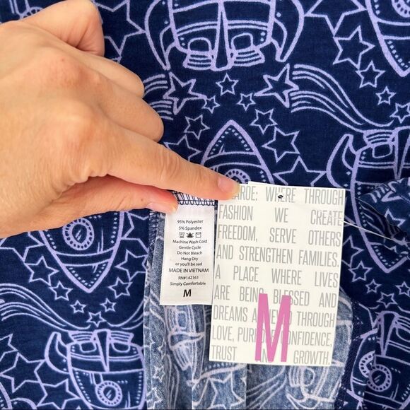 Lularoe Julia Fitted Dress - Size Medium - Picture 3 of 4